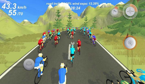 职业自行车竞速模拟手游app截图