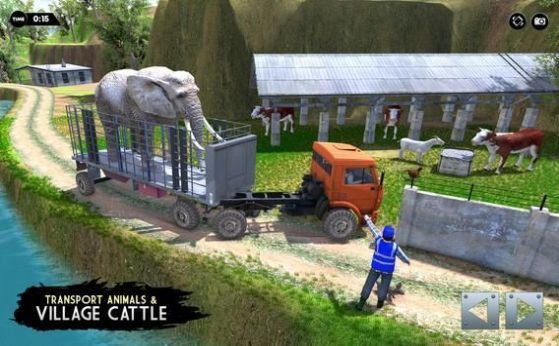 动物运输卡车驾驶模拟器 最新版手游app截图