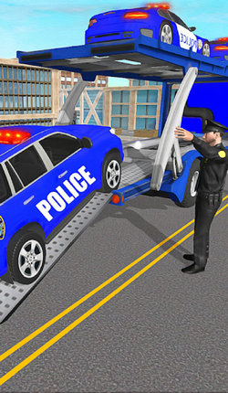 警察运输卡车3D手游app截图