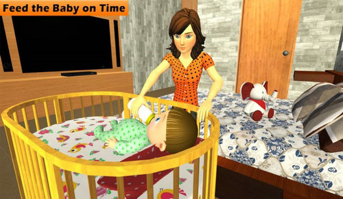 虚拟妈妈婴儿护手游app截图