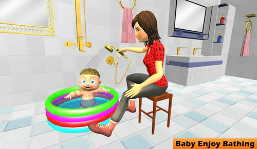 虚拟妈妈婴儿护手游app截图