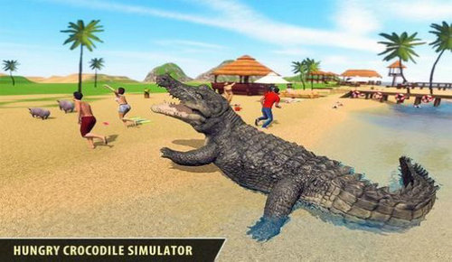 鳄鱼模拟器城市海滩手游app截图