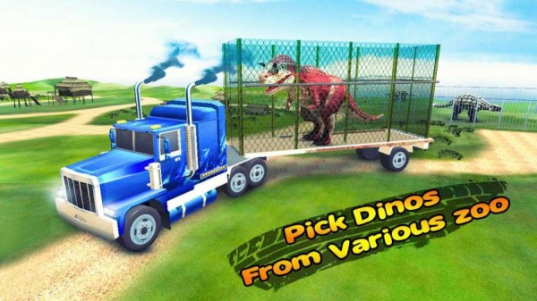 恐龙运输卡车模拟手游app截图