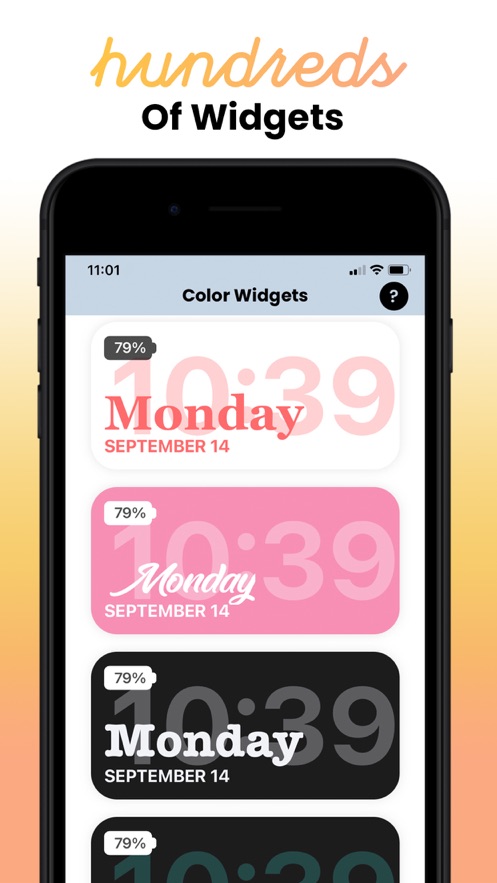 Color Widgets手机软件app截图