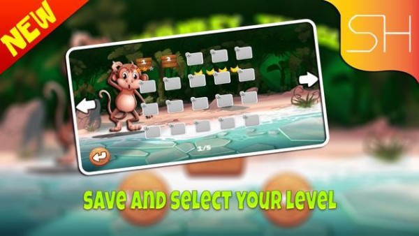 猴子香蕉丛林探险手游app截图