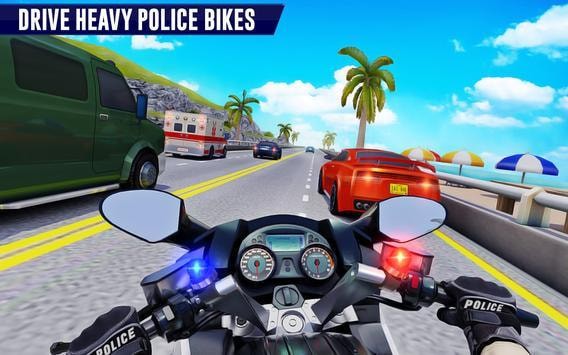 警察摩托公路赛车手游app截图