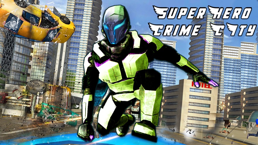 超级英雄迈阿密犯罪城手游app截图