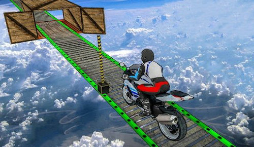 摩托车空中赛道3D手游app截图