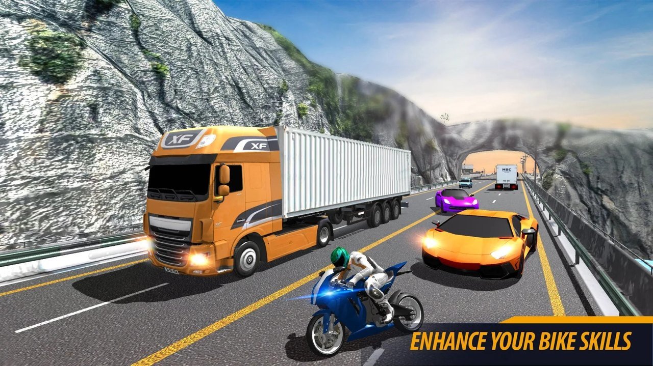 公路叛乱极限摩托车 最新版手游app截图