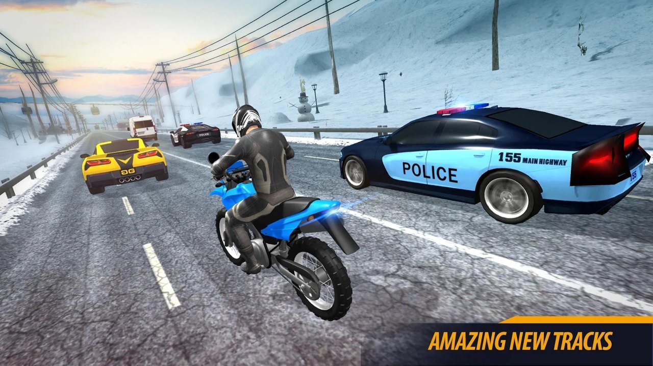 公路叛乱极限摩托车 最新版手游app截图