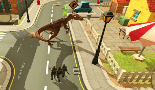 史前恐龙城市战手游app截图