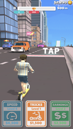 滑动跳跃3D手游app截图