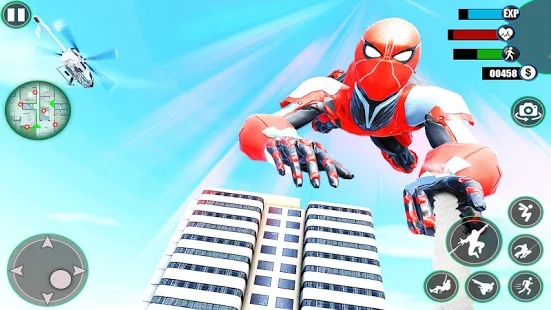 惊人的蜘蛛钢铁英雄手游app截图