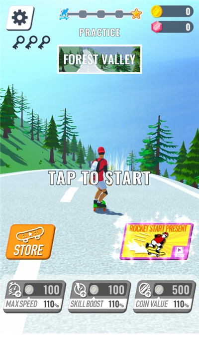 滑板蜿蜒的道路 最新版手游app截图
