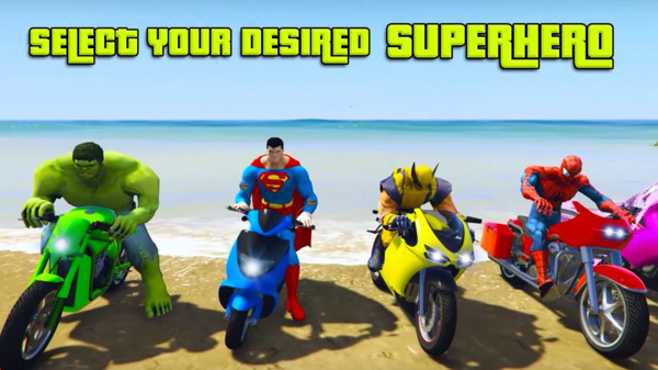超级英雄摩托车手游app截图