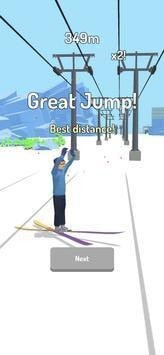 滑雪跳跃3D手游app截图