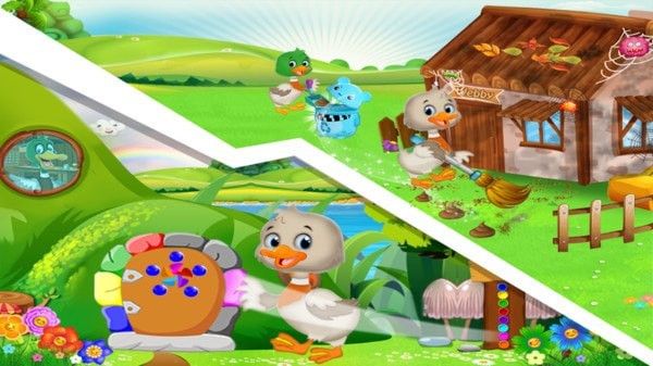 小鸭子家庭生活 最新版手游app截图