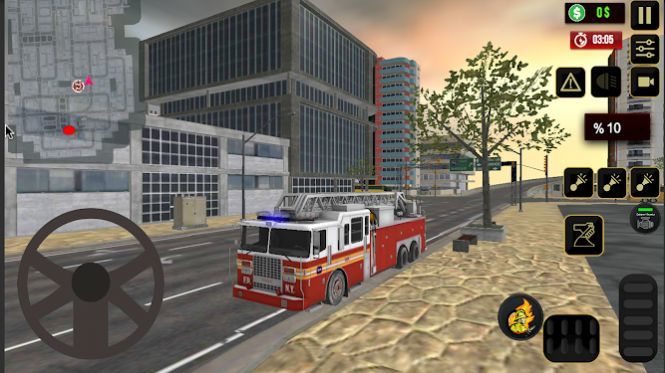 消防模拟卡车城市 最新版手游app截图