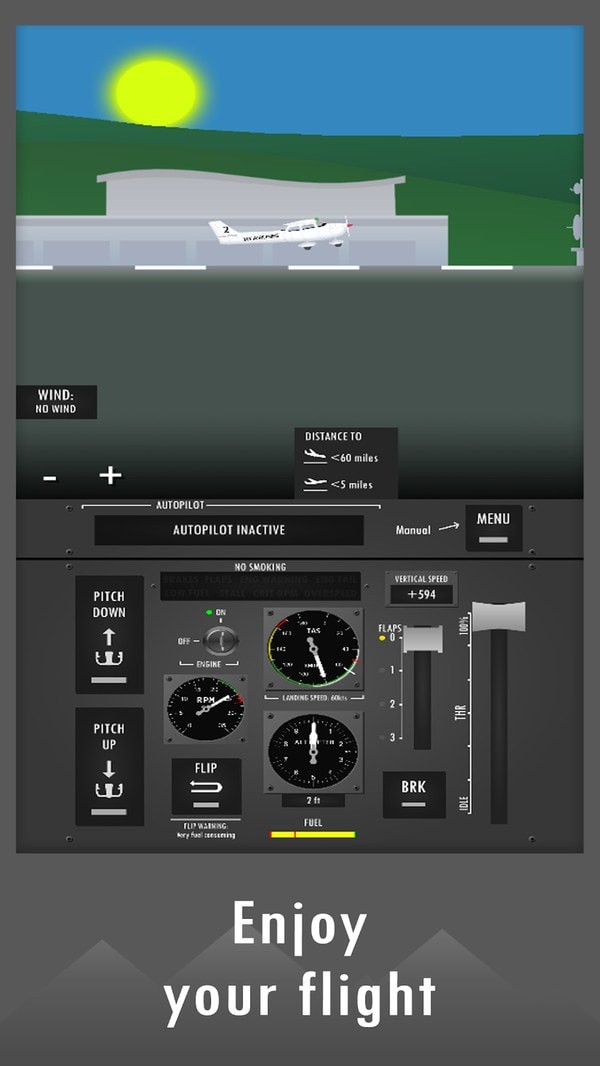 飞行模拟2D手游app截图