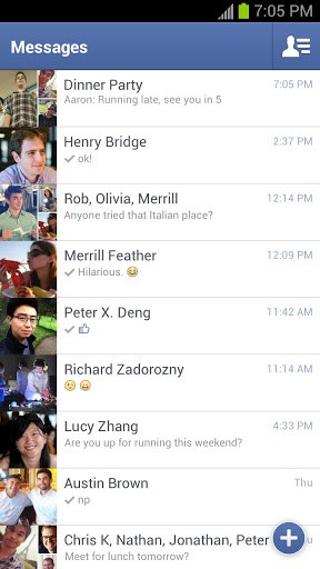facebook 安卓中文版手机软件app截图
