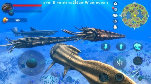 鲨鱼恐龙模拟器 2021中文版手游app截图
