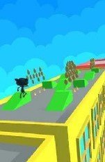 黑猫跳跃无尽跑酷 手游版手游app截图