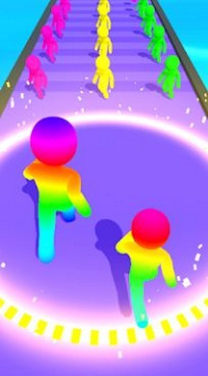 彩色跑步人群 2021最新版手游app截图