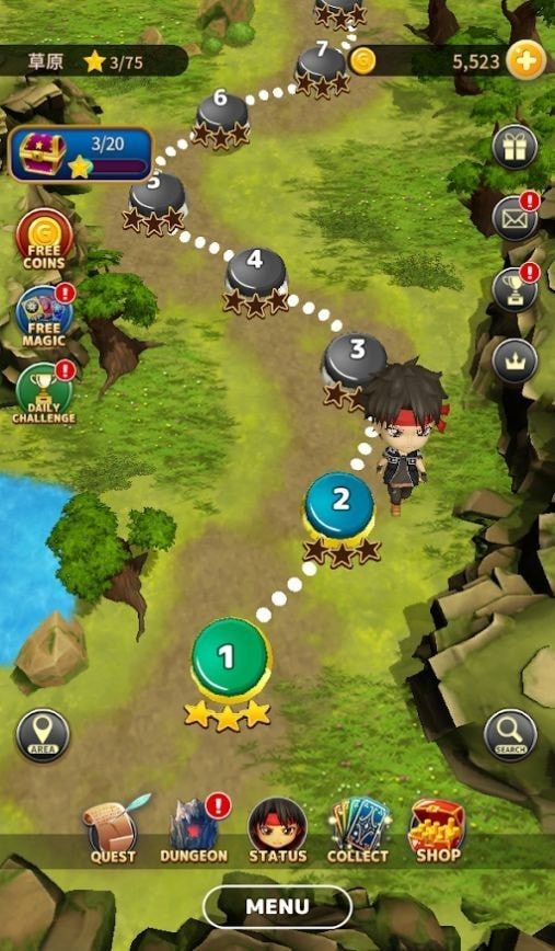 魔术士欧菲流浪之旅 免费版手游app截图