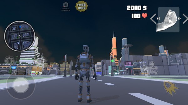 机器人侠盗城 最新版手游app截图