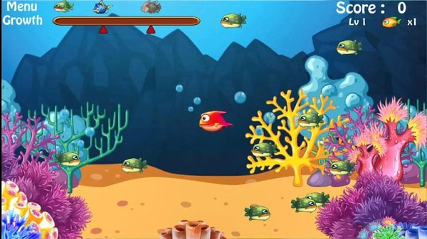 疯狂的鱼冒险记 手机版手游app截图