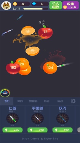 水果飞刀达人 手机版手游app截图