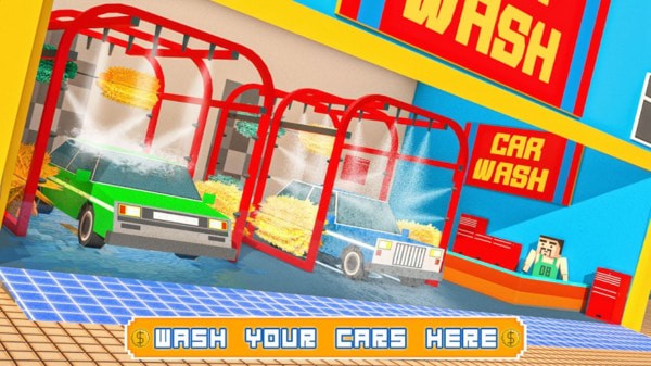 像素洗车模拟器手游app截图