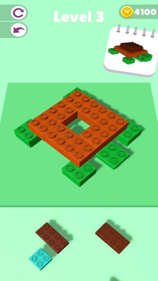 积木制作3D手游app截图