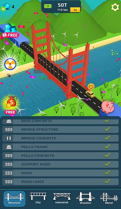 空闲桥设计安卓版手游app截图