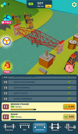 空闲桥设计安卓版手游app截图