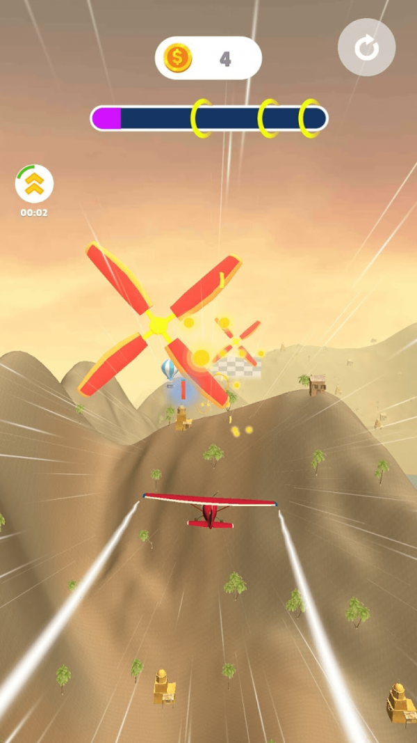 滑翔机冒险手游app截图