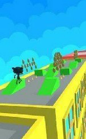 黑猫跳跃无尽跑酷 手机版手游app截图