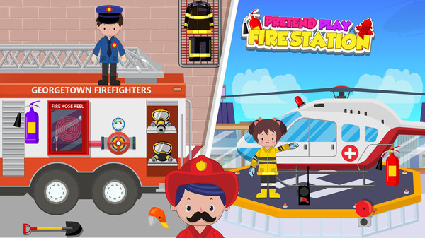 我的小镇消防员模拟 免费版手游app截图