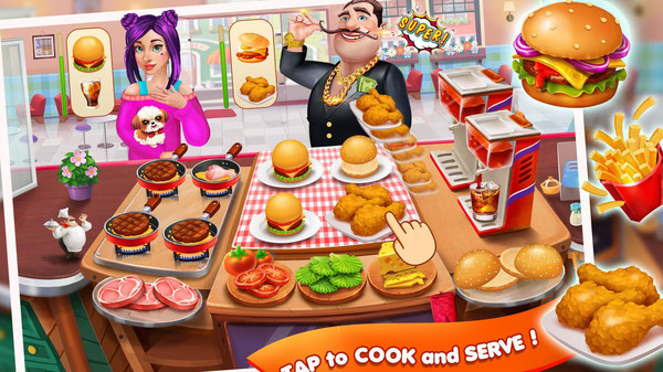 疯狂厨师烹饪 手机版手游app截图