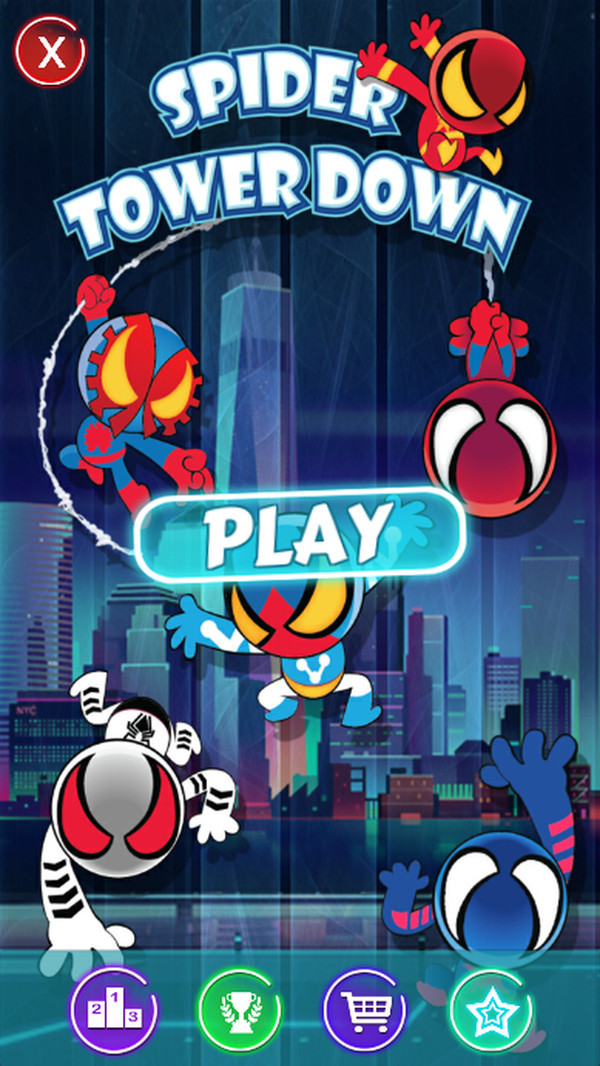 超级蜘蛛英雄塔 手游版手游app截图