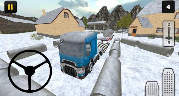 冬天农场卡车3D手游app截图