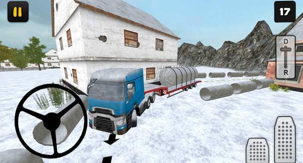 冬天农场卡车3D手游app截图