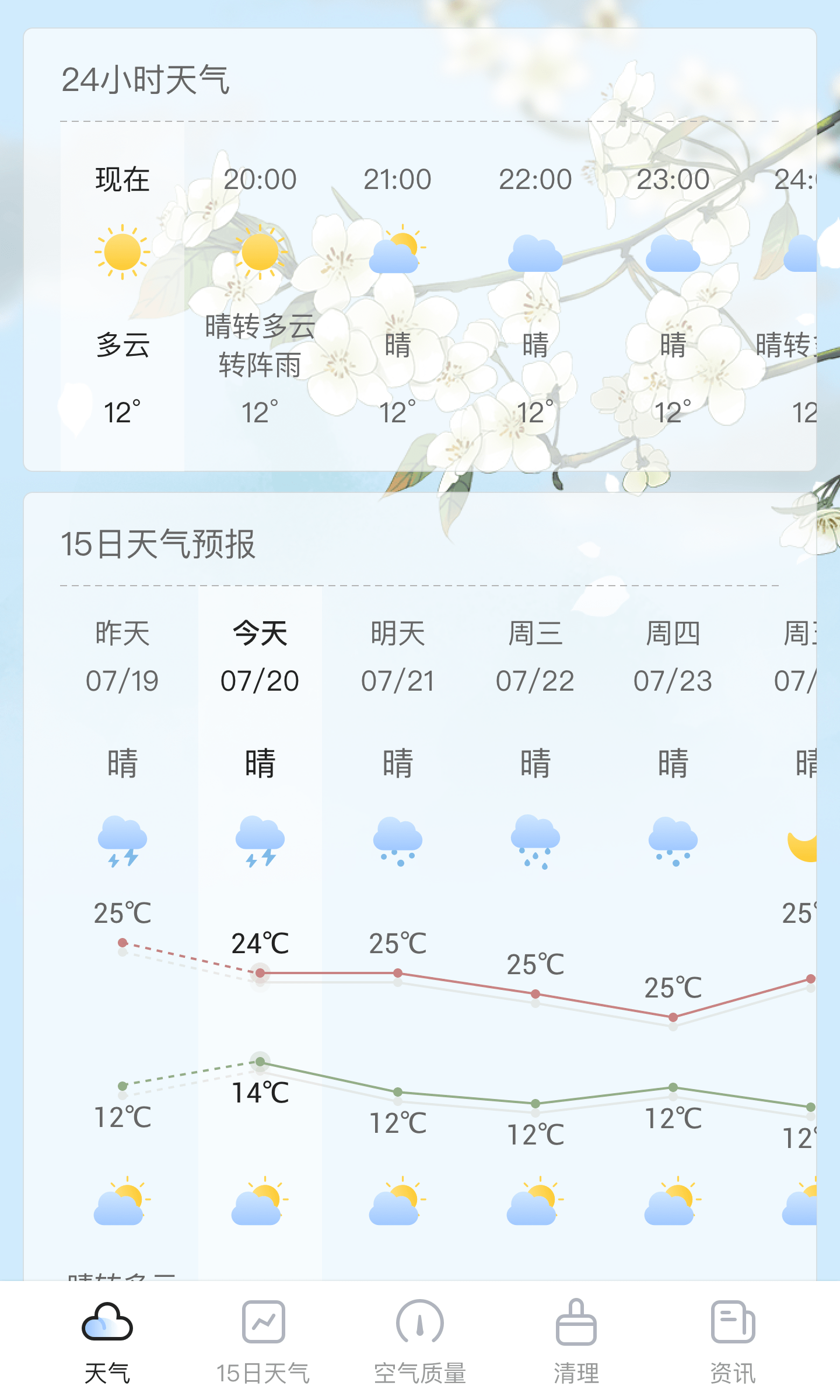 荔枝天气 2021最新版手机软件app截图