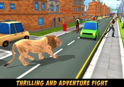 狂野狮子城市破坏 最新版手游app截图