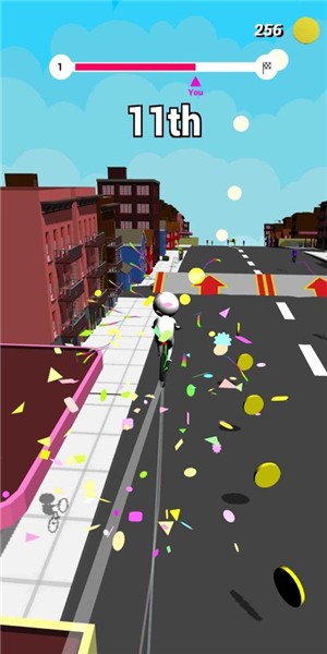 自行车比赛3D 手机版手游app截图