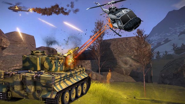 坦克射击战场 最新版手游app截图