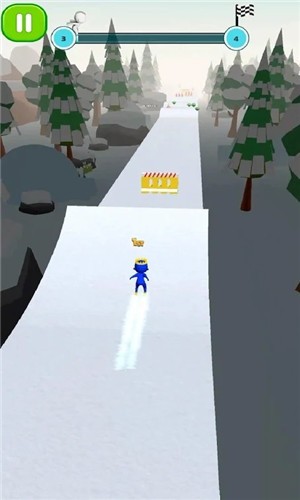 滑雪趣味赛3D 最新版手游app截图