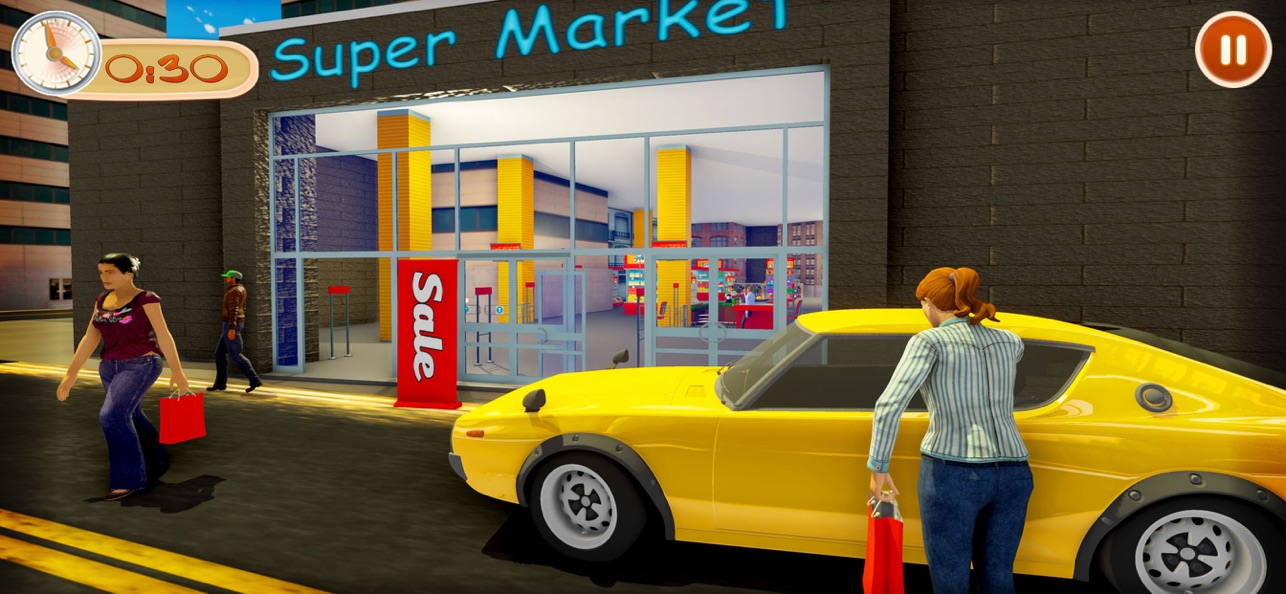 超市杂货店购物游戏3D 最新版手游app截图