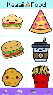 食品像素艺术 安卓最新版手游app截图