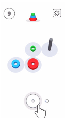 彩色圆圈3D手游app截图